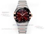 V+ Factory Swiss-grade replica Omega Master Chronometer red dial ceramic bezel (1)_th.jpg